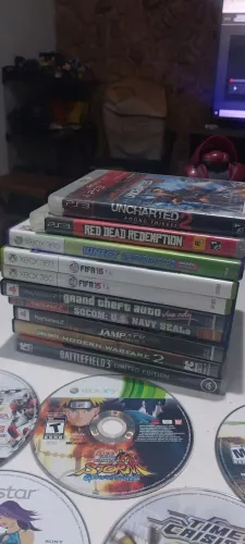 Lote de jogos original ps2 ps3 xbox360