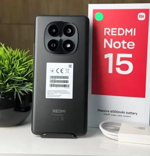 Celular Note 15 4G 512/8 na cor preta - loja física com garantia Chama no WhatsApp