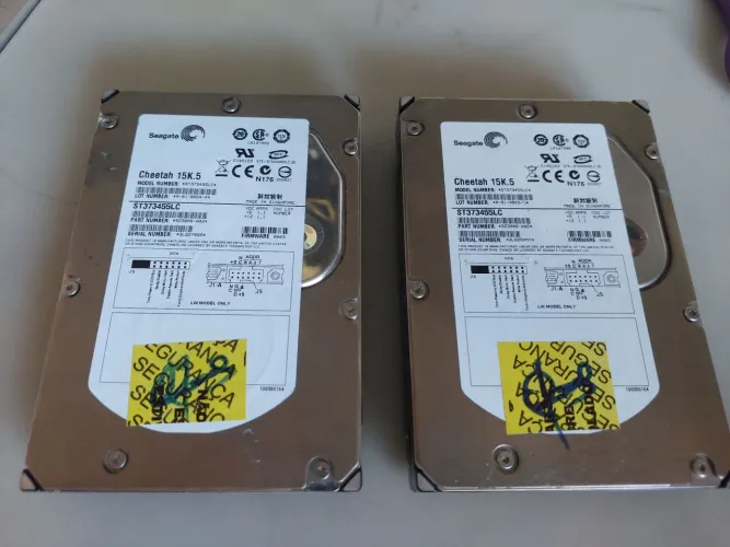 Kit 2 HD SAS 80GB 15k.5 joia