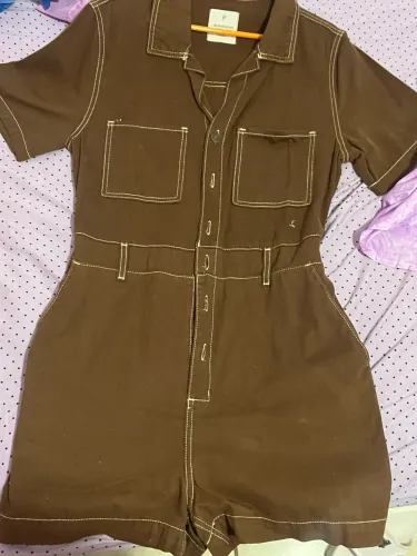 Macacão feminino marrom