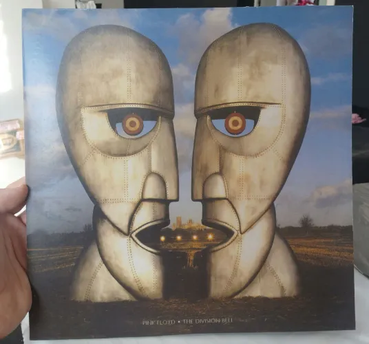 Lp Pink Floyd The Division Bell AZUL CAPA REFEITA
