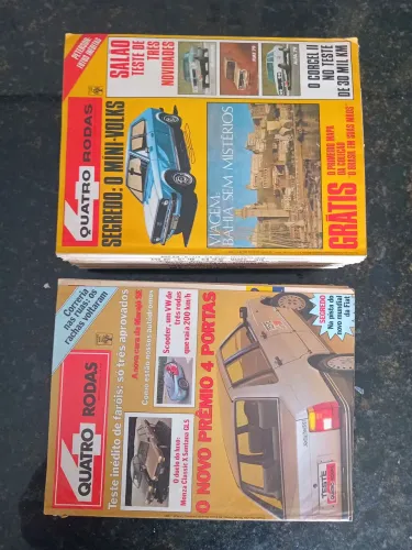Coleção Revista Quatro Rodas.