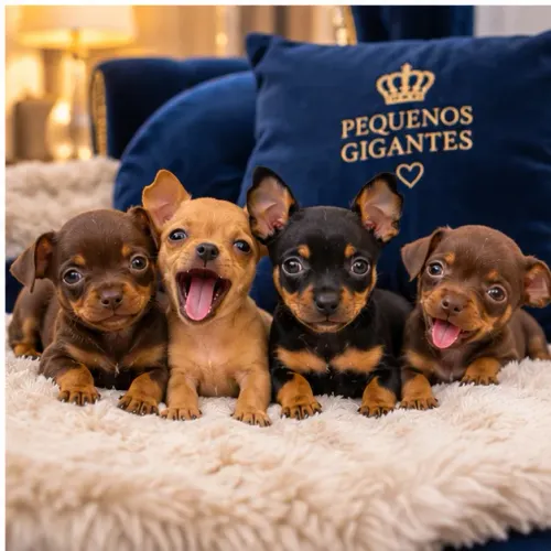 Filhotinhos meigo e brincalhão Pinscher/Pincher/Pinsher/Pintier