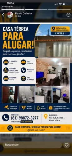 Aluga se casa