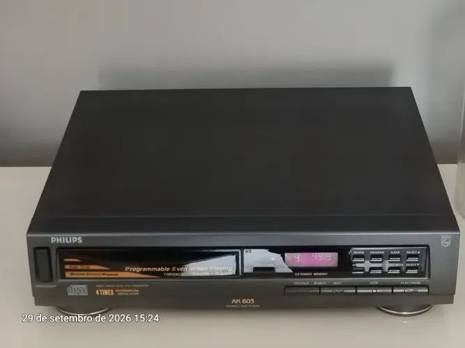 CD player Philips AK 603 + par de caixas ativas ativas Edifire R1100