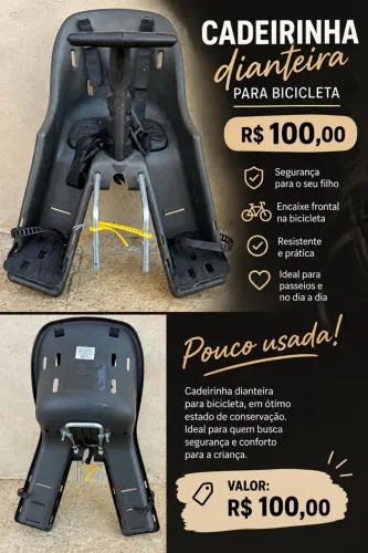 Cadeirinha de bicicleta