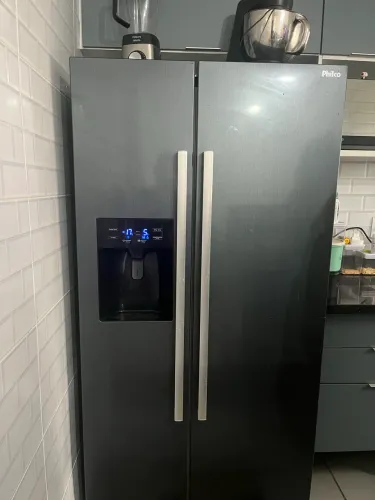 Refrigerador Philco 520 Litros Side By Side Inox Prf520dip - 127 Volts
