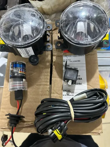 Kit Farol de Milha Renault Kwid + Xênon 8000k - NOVO/NUNCA USADO