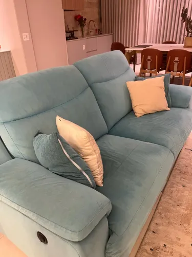 VENDO SOFÁ MOTORIZADO PLENITUDE - AZUL TIFFANY