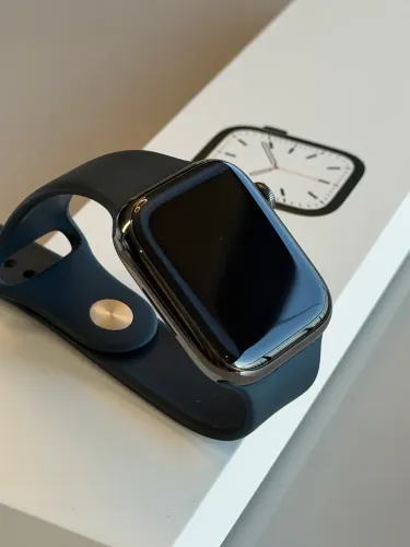 Apple Watch série 7 45mm LTe Aço Inox