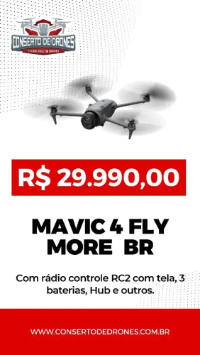 Drone DJI Mavic 4Pro Fly More BR