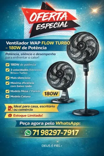 Ventilador WAP MESA E PAREDE