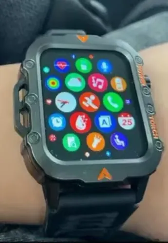 Smartwatch à prova d'água faz ligação GPS integrado notificação das redes sociais tira