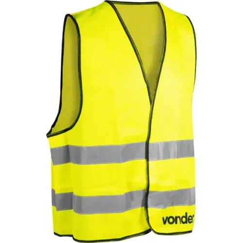 Colete refletivo tipo blusão, sem bolso, amarelo, CV 100 VONDER