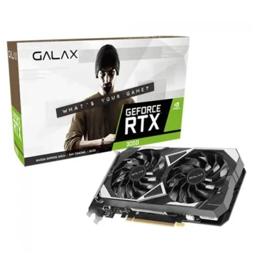Placa de Vídeo RTX 3050 6GB GDDR6 Galax EX 96 bits 2 Fans