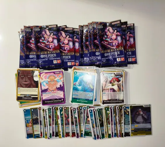 Bulk 279 Cartas One Piece OP14-EB04 Em Inglês 39 Raras