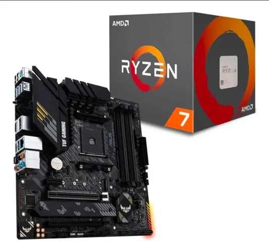 B550 asus tuf 1 mes de uso + ryzen 7 5700x