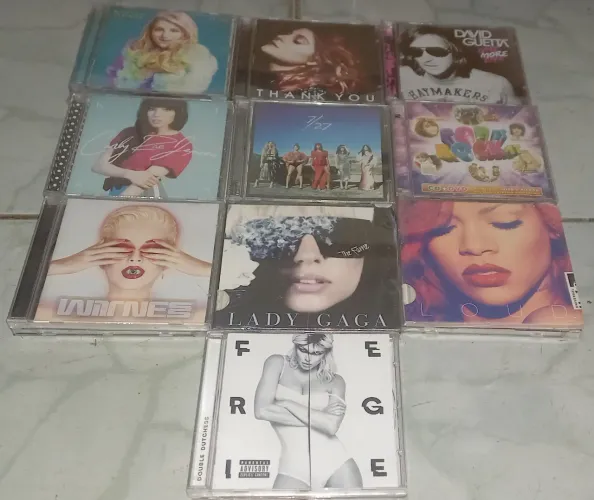 Lote de cds do pop