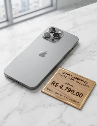 Iphone 16 Pró Max 256 - Impecável