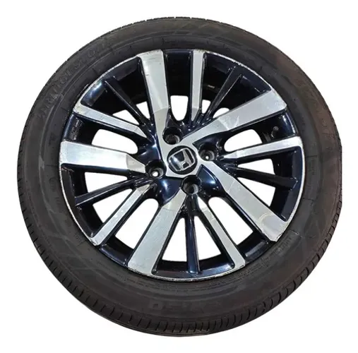Roda Aro 16 C/pneu Honda City Hatch 1.5 2022/2025 Detalhe Branco
