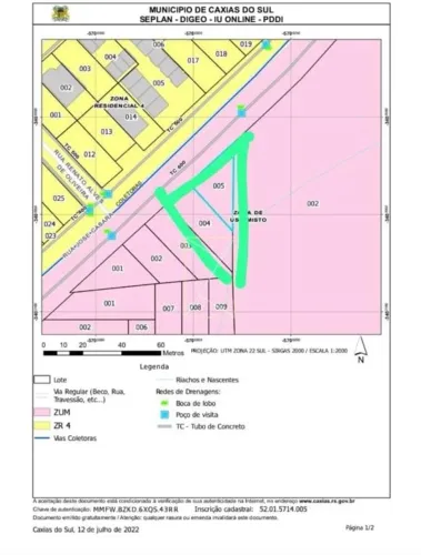 Destak Imóveis vende: Terreno na principal avenida, ótimo para constr