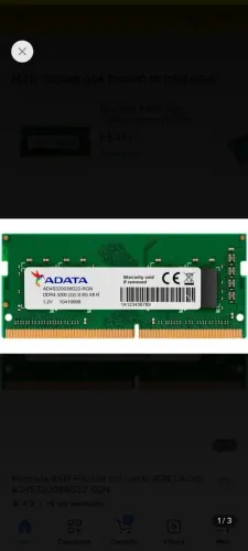 Memória ram 16gb DDR4 3200 notebook