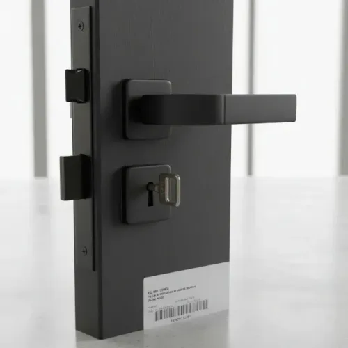 Fechadura Para Porta Interna Quartos Preto Fosco