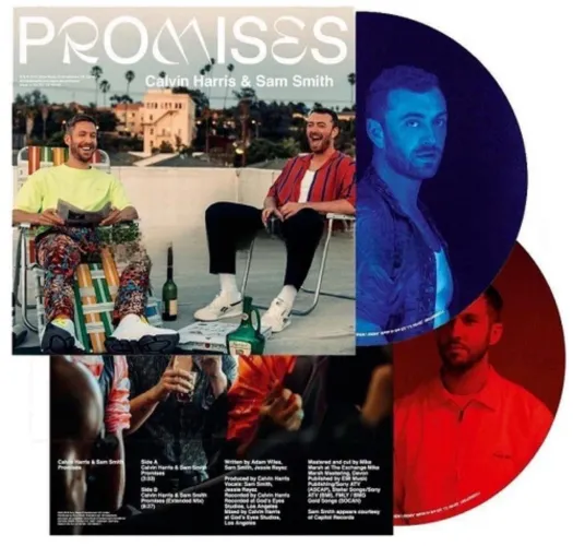 Sam Smith  e Calvin Harris Promisses vinil lp picture novo lacrado
