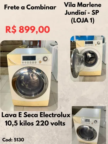 Lava E Seca Electrolux 10,5 kilos 220 volts