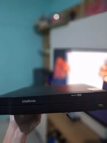 KIT DVR INTELBRAS 4 CANAIS + MONITOR!