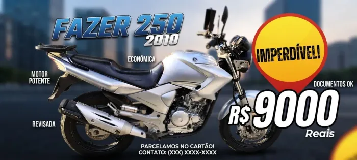 Fazer 250 2010 Particular leia com ATENÇÃO !!!