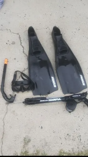 Equipamentos de pesca sub