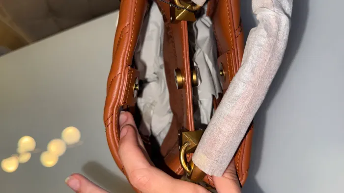 Bolsa degalls marrom