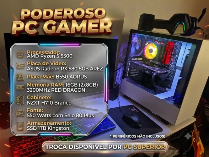 Vendo ou troco PC GAMER