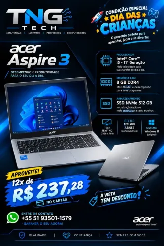 Notebook Acer Aspire 3