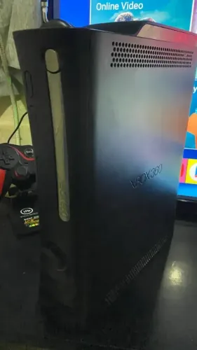 XBOX 360 DESBLOQUEADO + TV 32 POLEGADAS ACEITO TROCAS