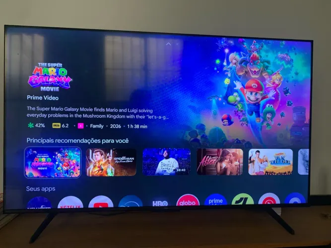 Smart TV 50? UHD 4K TCL P755 LED com Google TV