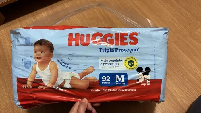 Fralda descartável