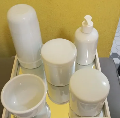 Kit higiene de porcelana infantil