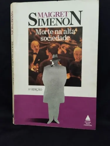 Livro Morte na Alta Sociedade - Simenon