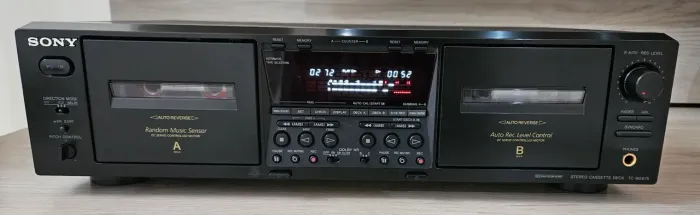 Tape Deck Sony We-675 Modelo Raro Grava nos dois decks! IMPORTADO
