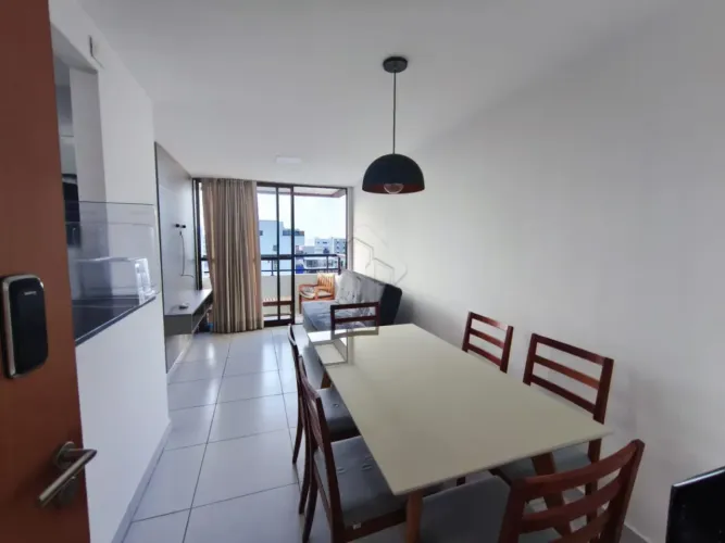 Apartamento mobiliado vista mar para locação com 3 quartos, 2 suites, 2 vagas no Bessa - J