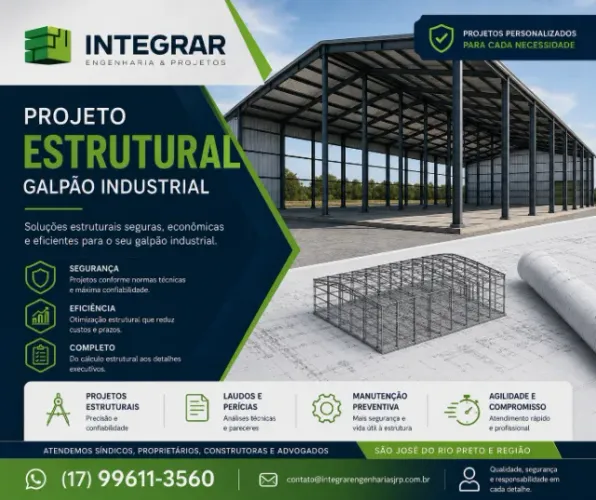 Projeto Estrutural - Resid. Com. Industriais