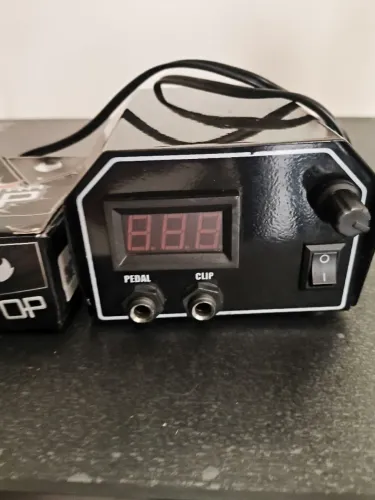 Kit Tatuagem Máquina Electrapop+Fonte+Cabos