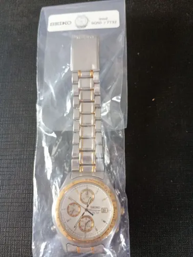 Relógio Seiko mod. SQ50/7T32 perfeito estado colecionador