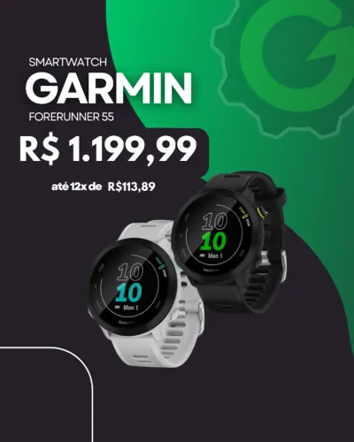 Relógio Smartwach Garmin Forerunner 55 - NOVO