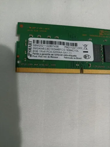 Memória notebook DDR4 8gb 3200 MHZ