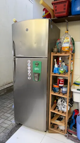 Geladeira Inox Frost Free GE 445L 