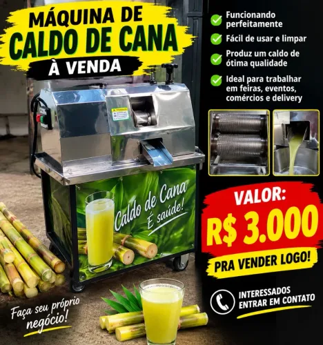MÁQUINA CALDO DE CANA 