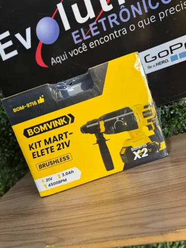 Kit Martele 21V Recarregável BOM-9716 BOMVINK